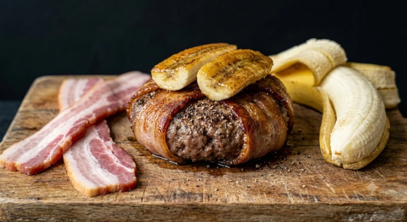 Bacon and Banana Burger