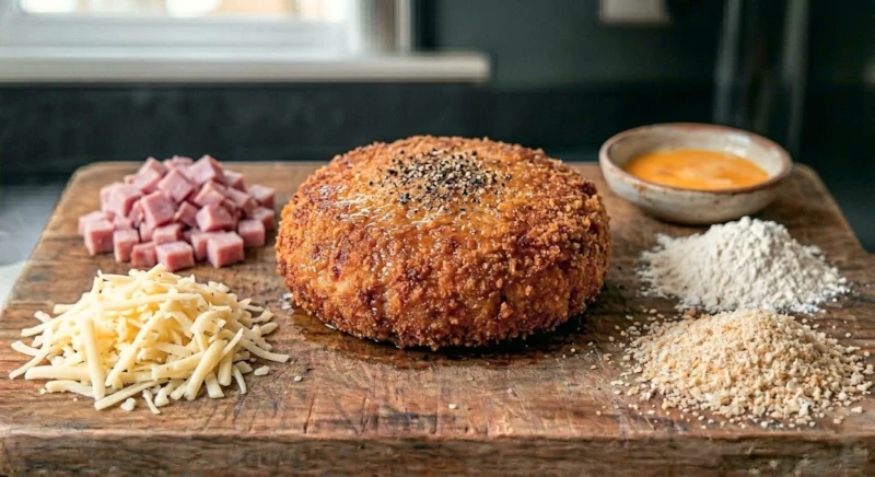 Cordon Bleu Chicken Burger